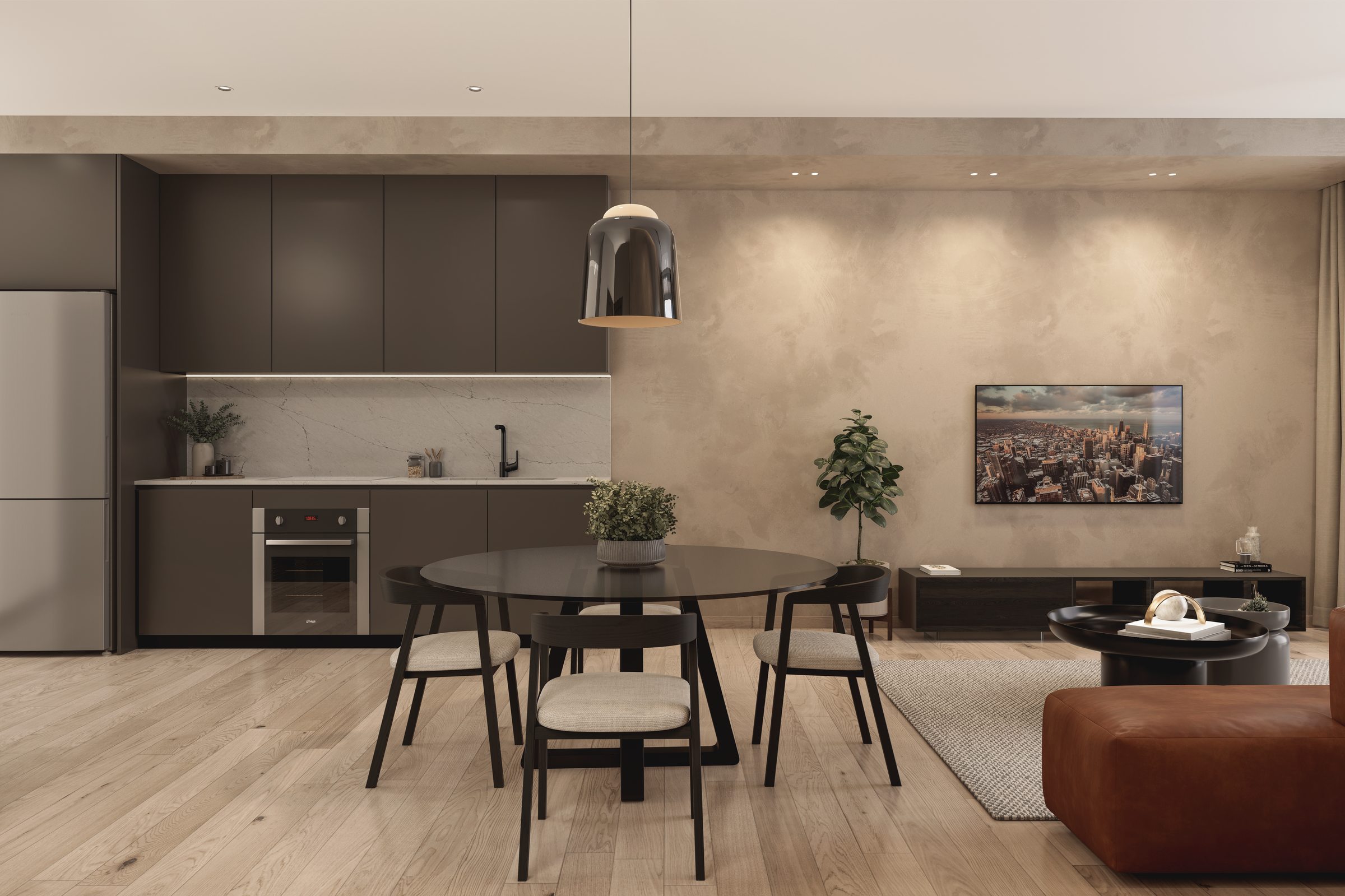 Jardines de Bellas Artes kitchen