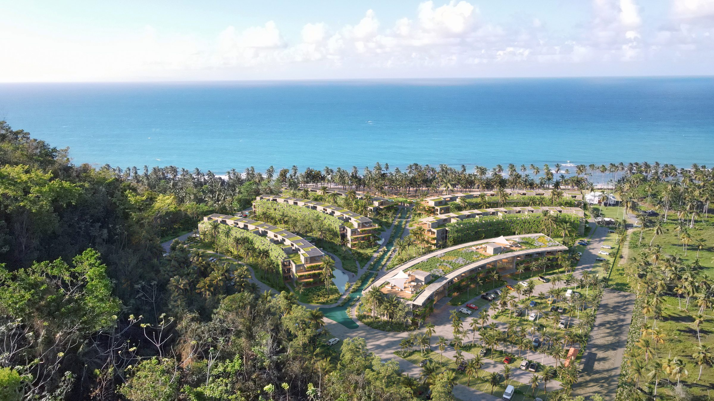 Silver Beach — aerial view Cosón Las Terrenas