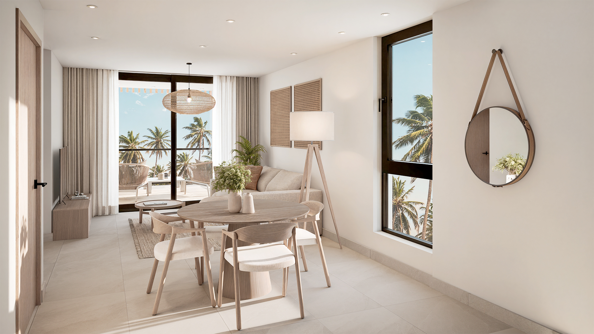 The Reef dining and living