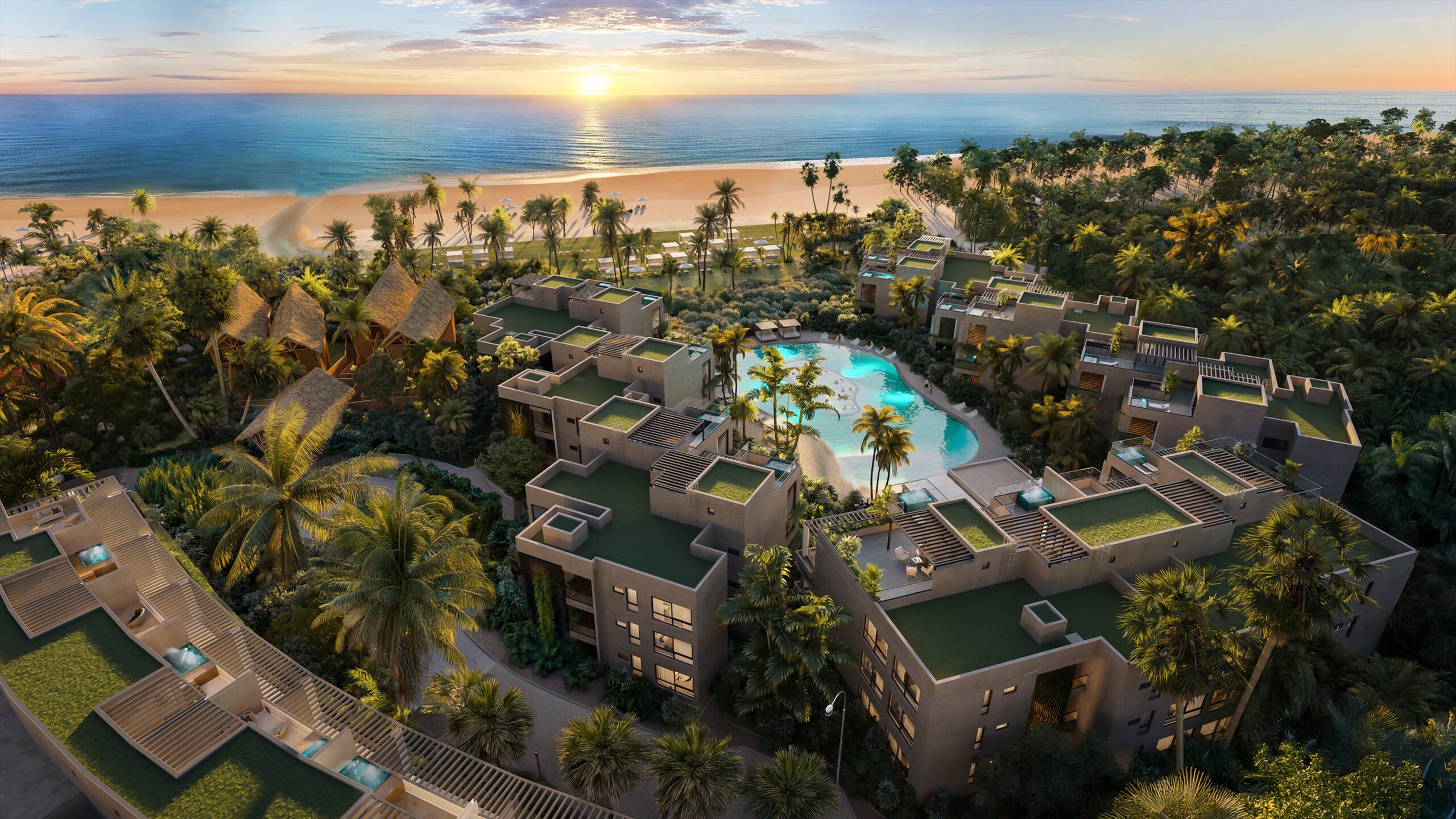 The Reef — Playa Bonita aerial view